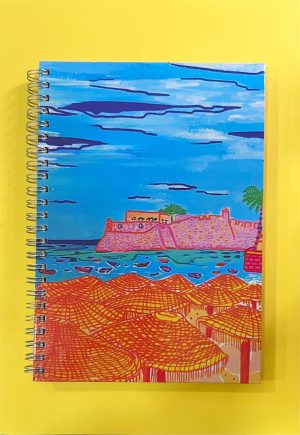 LIBRETA A5 CALETA SOMBRILLA
