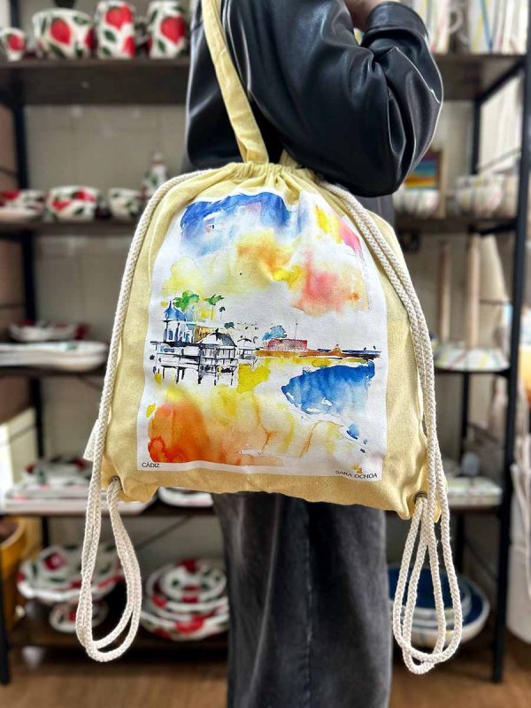 MOCHILA TOTE BAG CALETA CRISTAL