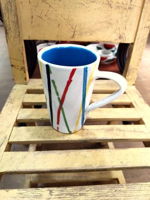 TAZA RAJITAS COLORADAS 14cm